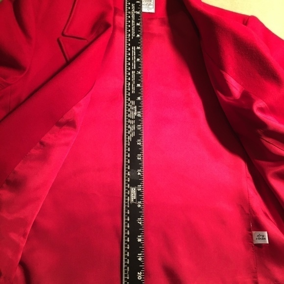 𝅺pendleton Cropped Blazer, CRIMSON RED, Pre-owned, GORGEOUS, Size 14 - Picture 8 of 10
